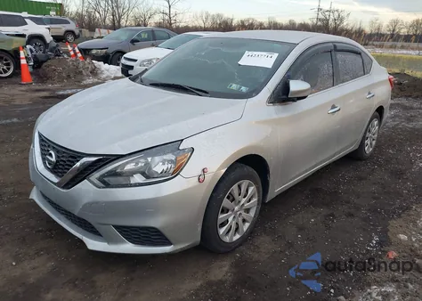 2017 Nissan Sentra Sv z USA, uszkodzony, nr VIN 3N1AB7AP9HY388238